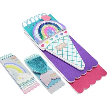 Zápisník Zápisník se spirálou Flitter, mix 3 designy, 22x9x2,5 cm/150 l.