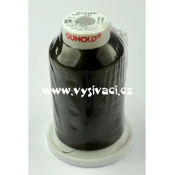 Nit vyšívací nit Gunold Sulky hnědá 1131, návin 1000m, viskóza Jednotka: 1 kón návin 1000m