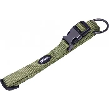 Obojek pro psa Nobby Nobby CLASSIC COMFORT obojek nylon zelený - doprodej XS-S
