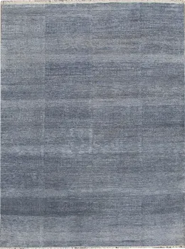 Koberec Diamond Carpets DC-MCN Denim modrý/stříbrný 275 x 365 cm