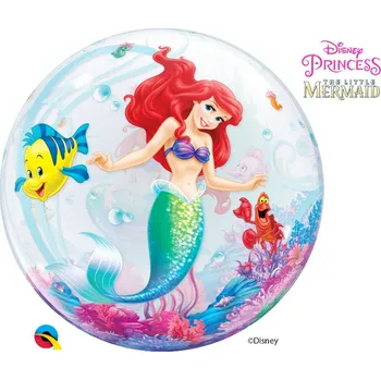 Balónek Balonek bublina Malá mořská víla 56cm