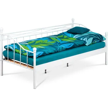 Postel Autronic BED-1905 kovová postel 90 x 200 cm, bílá