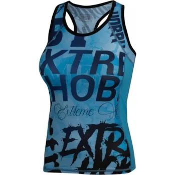 RASHGUARD EXTREME HOBBY DÁMSKÝ TANK TOP LETTERS BLUE Velikost: L