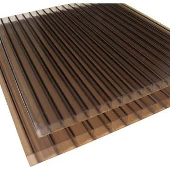 Průsvitná krytina Dutinkový polykarbonát Exolon 8 mm 1,05x3m, bronz