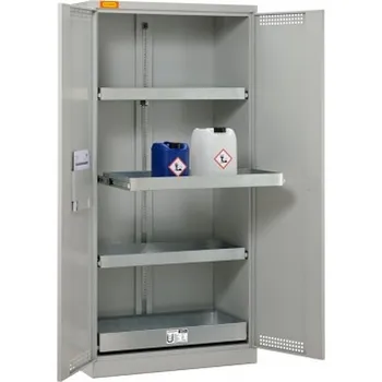 CEMO Skříň na chemikálie 10/20 s výsuvnými policemi(11009) CEM-11009