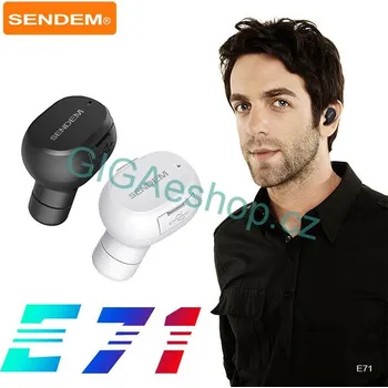 Sluchátka BLUETOOTH SLUCHÁTKO SENDEM E71 BUSINESS (Bezdrátové sluchátko s mikrofonem.)