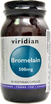 Přírodní produkt Viridian Bromelain 500 mg 90 cps.