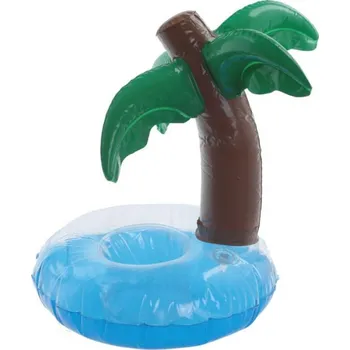NAFUKOVACÍ DRŽÁK NA PITÍ - PALMA (Originální nafukovací držátko na pití do vody v originálním designu. Výborná pomůcka pro plný den lenošení v parném počasí)