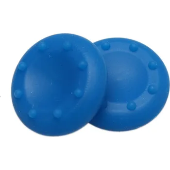 Herní konzole 2x náhradní gumička na analogové páčky (PS3/PS4/X360) modrá