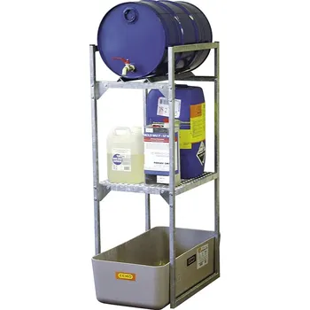 Dílenský regál CEMO Regál na sudy typ 120, varianta 3(7640)