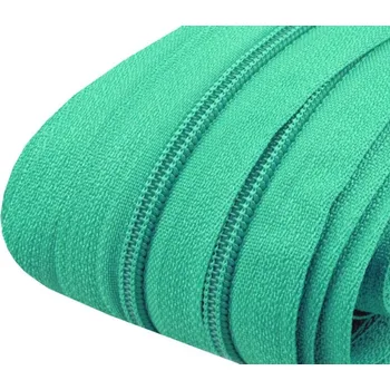 Zip Zip spirálový v metráži 3mm světle zelená