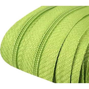 Zip Zip spirálový v metráži 3mm limetková zelená