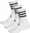 pánské ponožky adidas 3S Csh Crw3P bílé 35-38