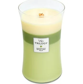 Svíčka WoodWick Trilogy Garden Oasis