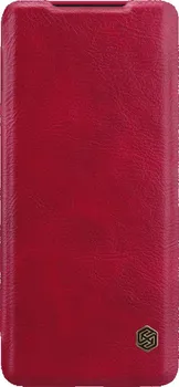 Pouzdro na mobilní telefon Nillkin Qin Book pro Samsung Galaxy S20 Ultra červené