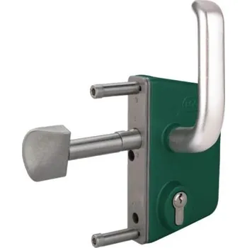 brána LOCINOX LSKZ 6005 - komplet zámkové krabice pro profil 50 mm, pro posuvné brány, zelený