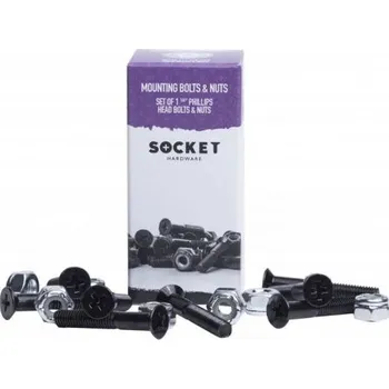 SK8 ŠROUBKY SOCKET PHILLIPS HEAD - černá - 1.25 + při osobním odběru 85 Kč