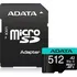 Paměťová karta ADATA MicroSDXC 512 GB Class 10 U3 V30S + adaptér (AUSDX512GUI3V30SA2-RA1)