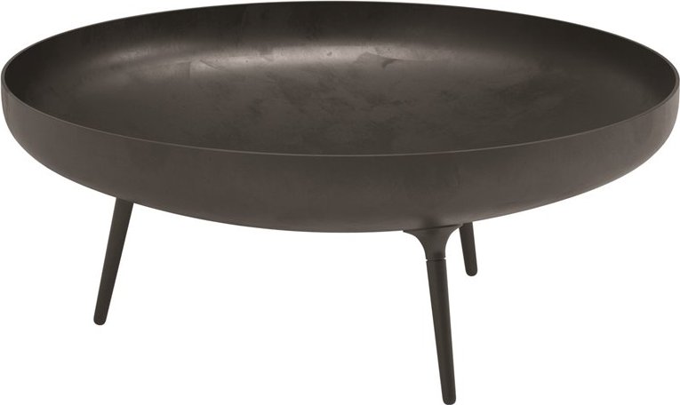 Gloster Venkovní ohniště Fire Bowl, Gloster, kulaté 89 cm, práškově lakovaná ocel černá barva