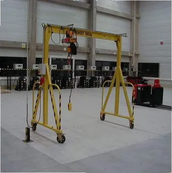 zvedák Portalový jeřáb s elektrickým kladkostrojem, nosnost 2000 kg, šířka 4000 mm, výška 3000 mm