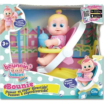 Panenka Alltoys Drink and Wet Miminko s kočárkem