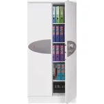 Trezorová skříň na dokumenty 2 - elektronický zámek PROFI - barva bílá RAL 9003 - až pro 40 velkých šanonů