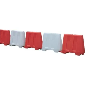 parkovací zábrana Silniční zahrazovací bariéra z polyetylenu, 1010 x 810 mm, barva bílá