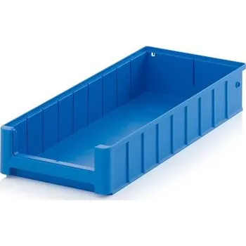 Regálová přepravka UniBox, modrá, d x š x v: 500 x 234 x 90 mm