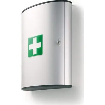 Lékárnička Lékárnička nástěnná hliníková, 3 zásuvky, s náplní Škola.