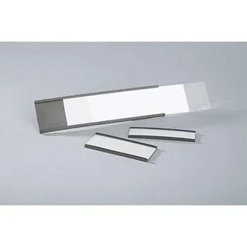 Informační tabulka Magnetické rámečky pro etikety, 30 x 150 mm, balení 200 ks