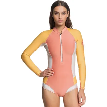 Neoprenový oblek neoprén Roxy 1.0 Popsurf Pastel LS Zip Cheeky - XMYM/Terra Cot/Amb Yellow/Peach Blu 6