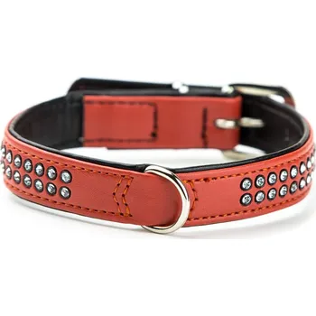 Obojek pro psa Nobby Crystal obojek terakota