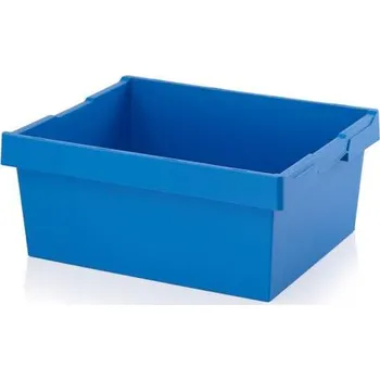 Plastová přepravka pro distribuci bez víka, 800 x 600 x 320 mm