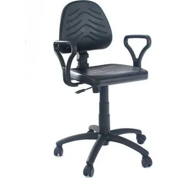 Nízká dílenská židle STANDARD s područkamí