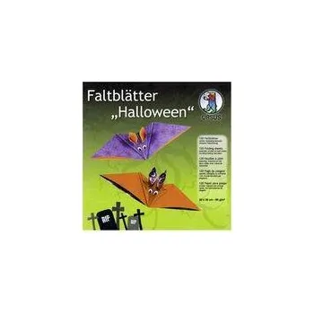 Barevný papír PAPÍR NA ORIGAMI HALLOWEEN 15X15CM