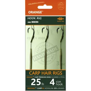 Life Orange návazce Carp Hair Rigs S2 15lb / vel.8 / 3ks