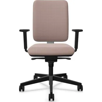 Kancelářská otočná židle GARTA, podstava černá, potah béžový