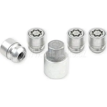 Šroubek na kolo Pojistné bezpečnostní matice M12x1,5 kulová R12, zavřená, klíč 19 mm, SICUSTAR EN115R12, Honda,