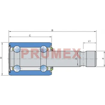 FKL 885154B ložisko s hřídelí