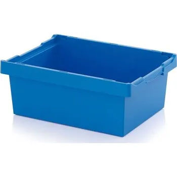 Plastová přepravka pro distribuci bez víka, 600 x 400 x 220 mm