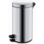 Odpadkový koš, nášlapný ALDA, nerezová ocel matná, objem 30 l