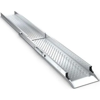 Nakládací rampa pro vozidlo Lehká nájezdová rampa z hliníku, délka 1180-2040, nosnost 320 kg, 1 pár.