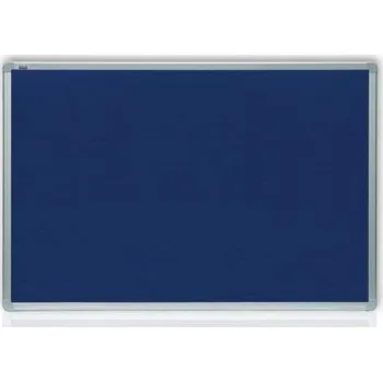 Kancelářský nábytek Textilní tabule v hliníkovém rámu 1200 x 900 mm, modrá plsť
