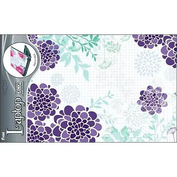 samolepka SAMOLEPKA NA NOTEBOOK s rostlinkami 39x25cm