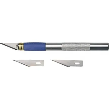 Pracovní nůž nůž modelářský skalpelový + 2x náhradní ostří Topex