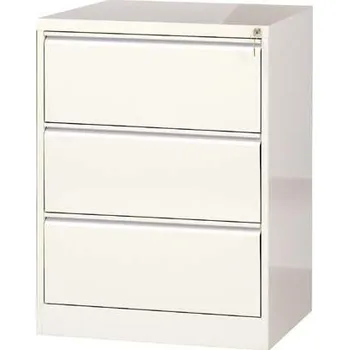 Kartotéka Kartotéka na závěsné pořadače A4, 3 dvouřadové zásuvky, v x š x h: 1000 x 775 x 630 mm, barva bílá RAL9010