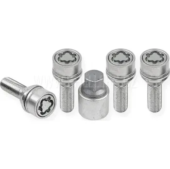 Autodoplněk Pojistné bezpečnostní šrouby M12x1,25x28 kužel pro změnu rozteče, klíč 17, SICUSTAR VN328BIM