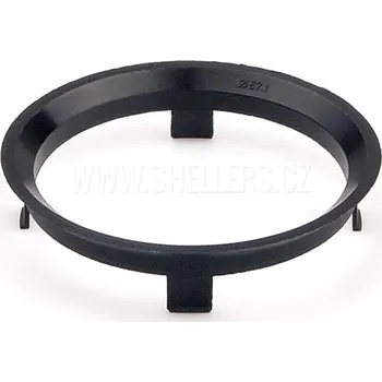Vymezovací kroužek Vymezovací kroužek 71,6 / 67,1 , plast, černá, přesah kužele 6mm