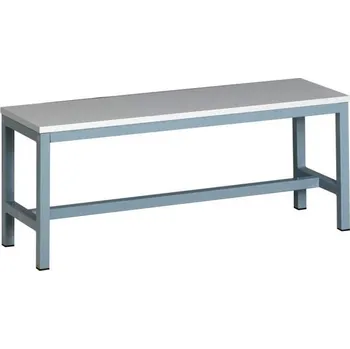 Šatnová lavice, šedé lamino, délka 1000 mm