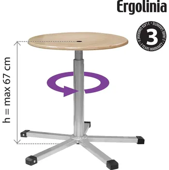 Stolička pracovní stolička dřevěná Ergolinia 10003
